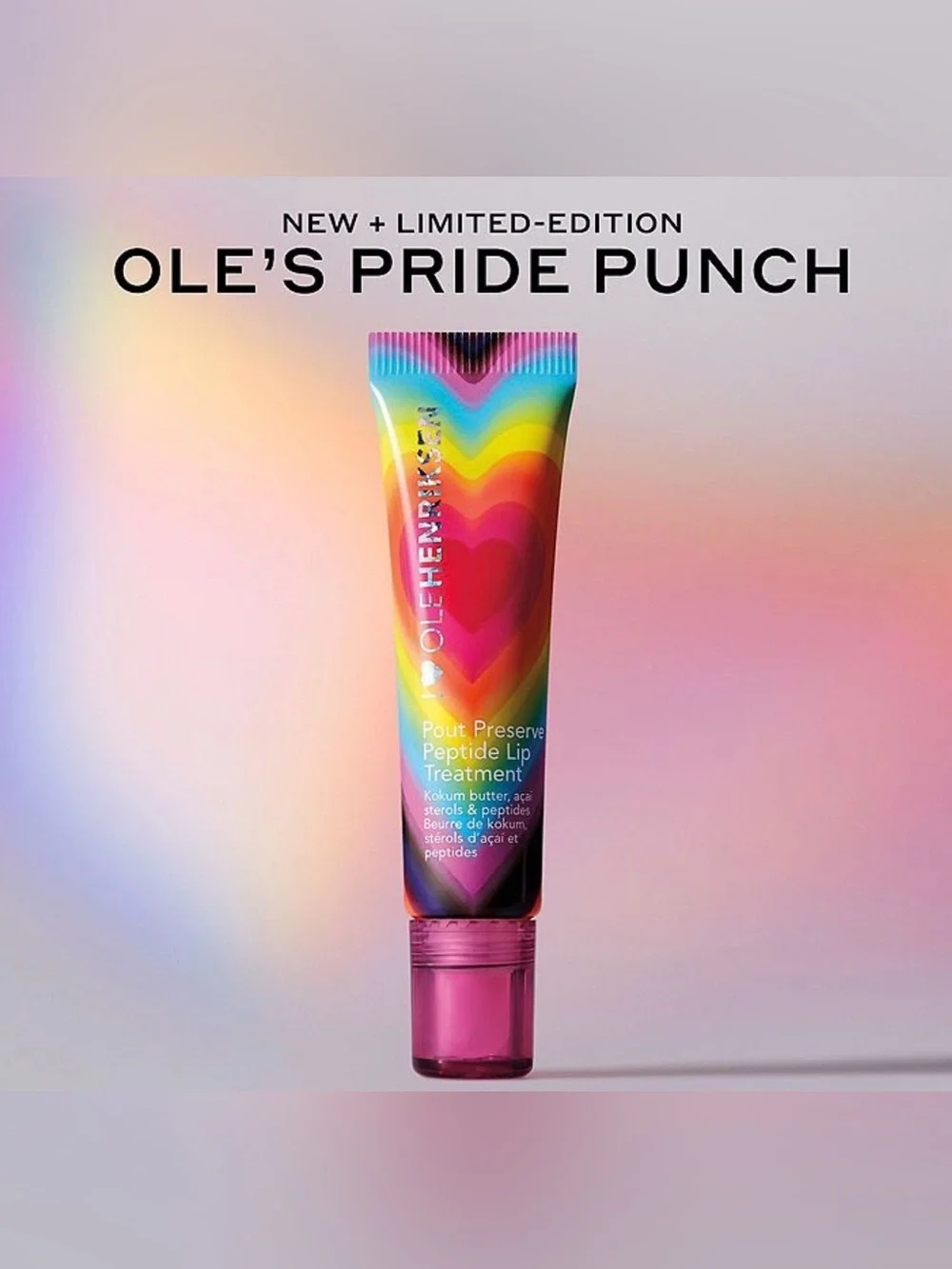 NEW - Ole Henriksen Pout Preserve Peptide Lip Treatment - Pride Punch 🌈